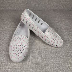 Floafers Posh Driver Womens Flamingo White Water Shoes Size 10 Loafers